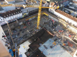Baustelle aus der Luft Baustelle aus der Luft