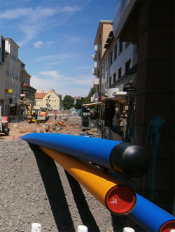 Tiefbauarbeiten in der Hammerstraße Tiefbauarbeiten in der Hammerstraße