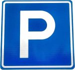 Parkplatzschild