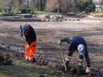 Der Weiher im Schlossgarten wird runderneuert